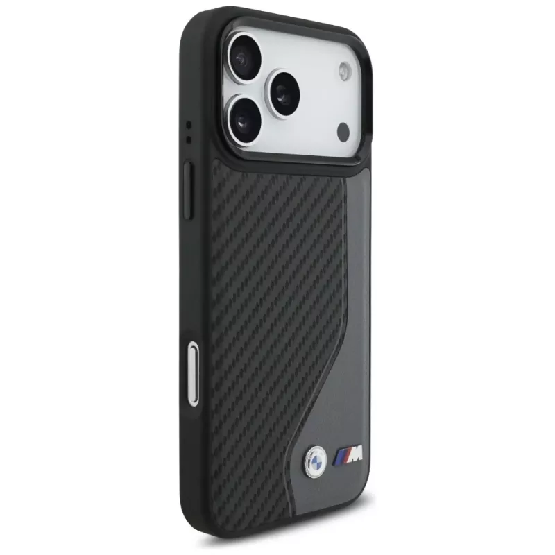 BMW M Carbon Logo MagSafe Case für Apple iPhone 17 Pro Max Anthrazit