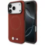 BMW M Series Metal Logo MagSafe Back Cover für Apple iPhone 17 Pro, Rot
