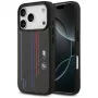 BMW M Kevlar Lines & Logo MagSafe Case für iPhone 17 Pro Schwarz