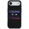 BMW M Silicon Horizontal Line MagSafe Case für iPhone Air Schwarz