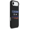 BMW M Silicon Horizontal Line MagSafe Case für iPhone Air Schwarz