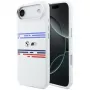 BMW M Silicon Horizontal Line MagSafe Case für iPhone Air Weiß