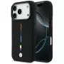BMW M Silicon Tricolor Line MagSafe Case für iPhone 17 Pro Schwarz