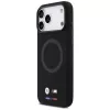 BMW M Silicon Logo MagSafe Case für iPhone 17 Pro Max Schwarz