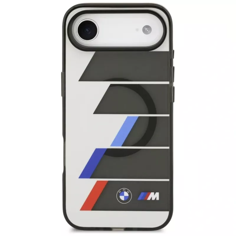 BMW M IML Metal Buttons Tricolor Lines MagSafe Case for iPhone Air, Anthracite