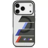 BMW M IML Metal Buttons Tricolor Lines MagSafe Case für Apple iPhone 17 Pro, Anthrazit