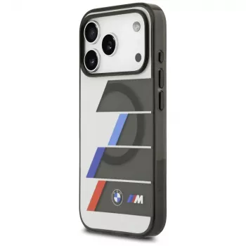 BMW M IML Metal Buttons TricolorLines MagSafe Case für iPhone 17 Pro Max Anthrazit