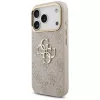 Guess 4G Big Classic Logo Big Strap Metal Buttons Case für Apple iPhone 17 Pro Pink