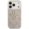Guess 4G Big Classic Logo Big Strap Metal Buttons Case für Apple iPhone 17 Pro Pink