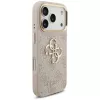 Guess 4G Big Classic Logo Big Strap Metal Buttons Case für Apple iPhone 17 Pro Pink