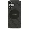 Guess 4G Circle Classic Logo MagSafe Case für iPhone 17 (Schwarz)