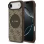 Guess 4G Circle Classic Logo MagSafe Case für iPhone Air, Braun