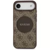 Guess 4G Circle Classic Logo MagSafe Case für iPhone Air, Braun