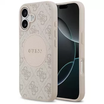 Guess 4G Circle Classic Logo MagSafe Case für iPhone 17 - Pink
