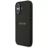 Guess Grained Ring MagSafe Case für iPhone 17 - Schwarz