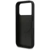 Guess Grained Ring MagSafe Case für iPhone 17 Pro (Schwarz)