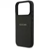 Guess Grained Ring MagSafe Case für iPhone 17 Pro (Schwarz)