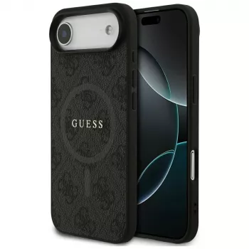 Guess 4G Ring Classic Logo MagSafe Case für iPhone Air, Schwarz
