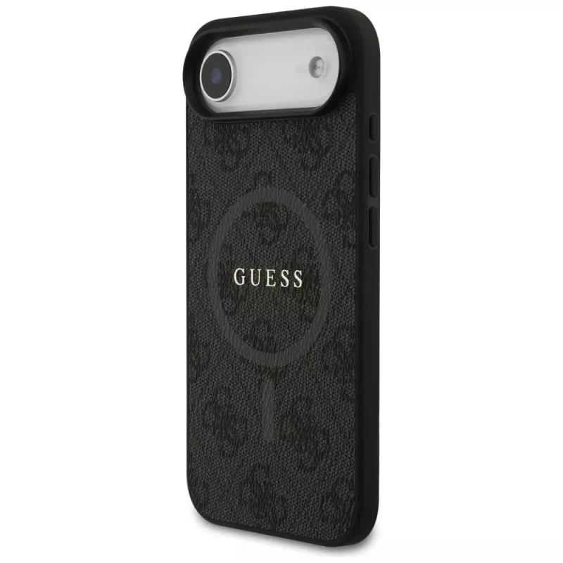 Guess 4G Ring Classic Logo MagSafe Case für iPhone Air, Schwarz