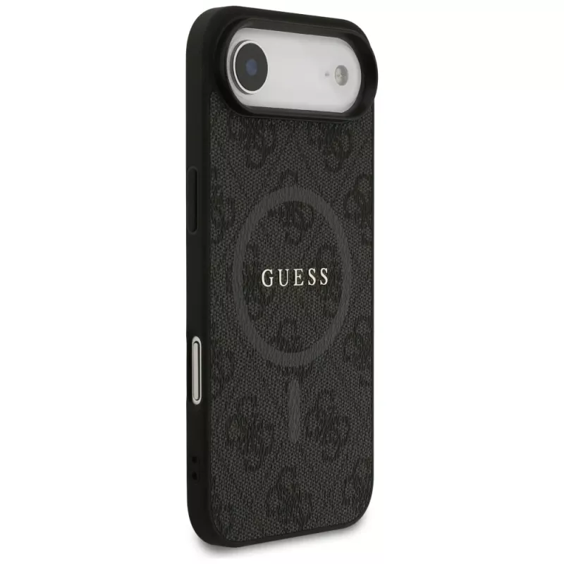 Guess 4G Ring Classic Logo MagSafe Case für iPhone Air, Schwarz