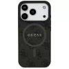 Guess 4G Ring Classic Logo MagSafe Case für iPhone 17 Pro (Schwarz)