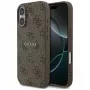 Guess 4G Ring Classic Logo MagSafe Case für iPhone 17 - Braun