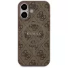 Guess 4G Ring Classic Logo MagSafe Case für iPhone 17 - Braun