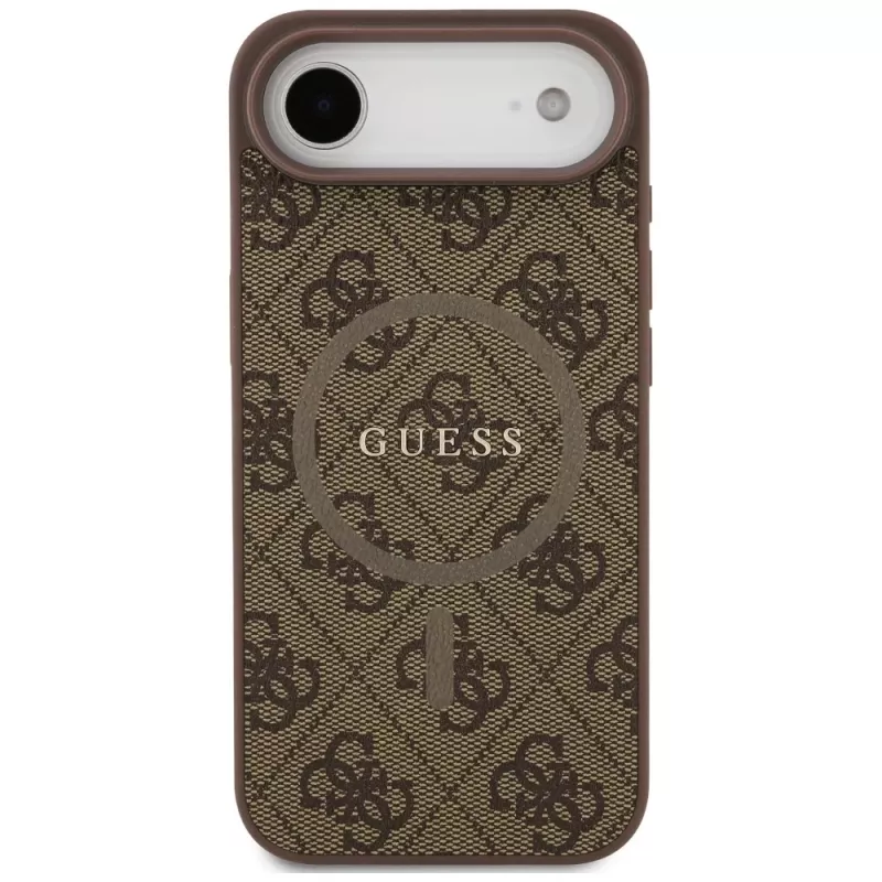 Guess 4G Ring Classic Logo MagSafe Case für iPhone Air Braun