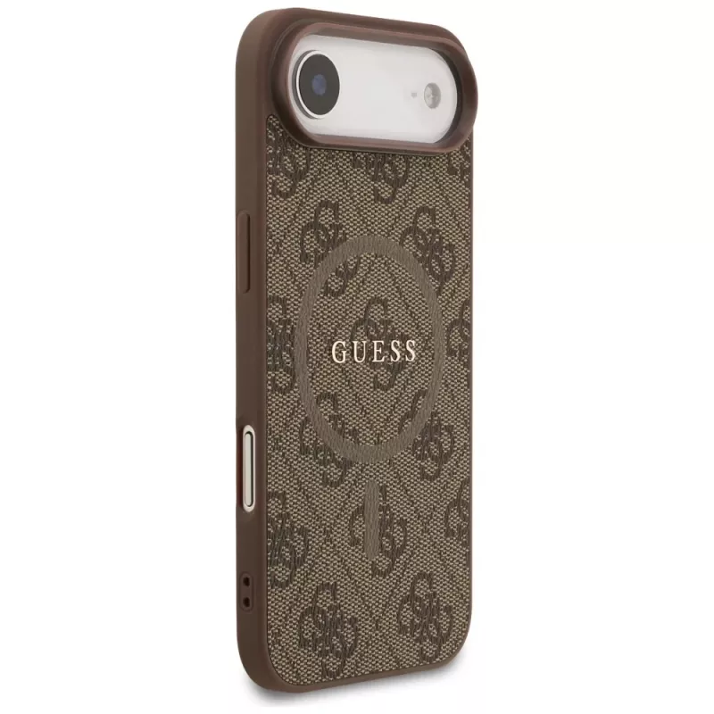 Guess 4G Ring Classic Logo MagSafe Case für iPhone Air Braun