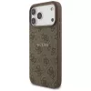 Guess 4G Ring Classic Logo MagSafe Case für iPhone 17 Pro Max (Braun)