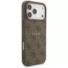 Guess 4G Ring Classic Logo MagSafe Case für iPhone 17 Pro Max (Braun)