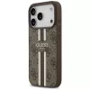 Guess 4G Printed Stripes MagSafe Case für Apple iPhone 17 Pro - Braun