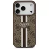 Guess 4G Printed Stripes MagSafe Case für Apple iPhone 17 Pro - Braun
