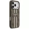 Guess 4G Printed Stripes MagSafe Case für Apple iPhone 17 Pro - Braun