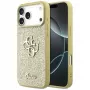 Guess Fixed Glitter Big 4G Case für iPhone 17 Pro Max (Gold)