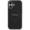 Guess Saffiano Classic Logo MagSafe Case für iPhone 17 Schwarz