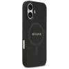 Guess Saffiano Classic Logo MagSafe Case für iPhone 17 Schwarz