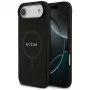 Guess Saffiano Classic Logo MagSafe Case für iPhone Air, Schwarz