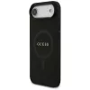 Guess Saffiano Classic Logo MagSafe Case für iPhone Air, Schwarz