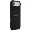 Guess Saffiano Classic Logo MagSafe Case für iPhone Air, Schwarz
