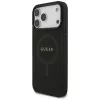 Guess Saffiano Classic Logo MagSafe Case für iPhone 17 Pro Max Schwarz