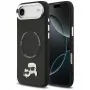 KARL LAGERFELD Karl & Choupette Pins MagSafe Case für iPhone Air, Schwarz