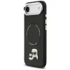 KARL LAGERFELD Karl & Choupette Pins MagSafe Case für iPhone Air, Schwarz