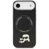 KARL LAGERFELD Karl & Choupette Pins MagSafe Case für iPhone Air, Schwarz