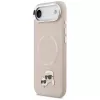 KARL LAGERFELD Karl & Choupette Pins MagSafe Case für iPhone Air Pink