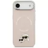 KARL LAGERFELD Karl & Choupette Pins MagSafe Case für iPhone Air Pink