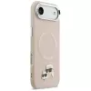KARL LAGERFELD Karl & Choupette Pins MagSafe Case für iPhone Air Pink