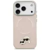 Karl Lagerfeld Karl & Choupette Pins MagSafe Case für iPhone 17 Pro Pink