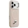 Karl Lagerfeld Karl & Choupette Pins MagSafe Case für iPhone 17 Pro Pink