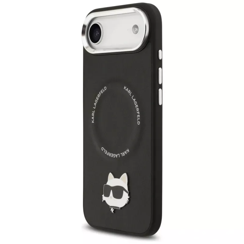 KARL LAGERFELD Choupette Pin MagSafe-Hülle für Apple iPhone Air, Schwarz